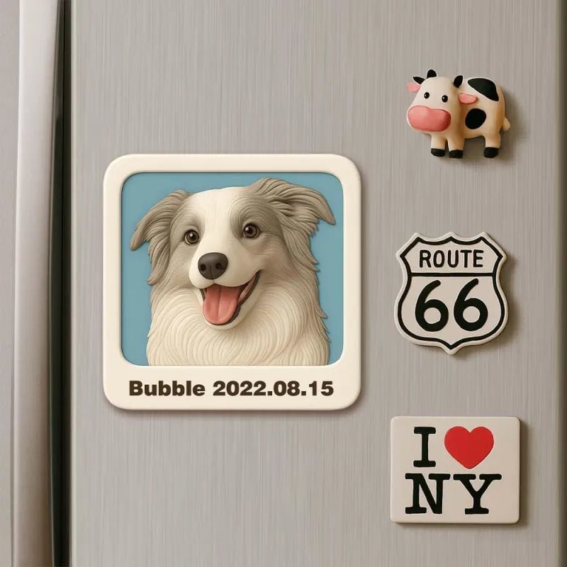Custom 3D Printed Fridge Magnet from Photo 3D Mini Figurine Refrigerator Magnet Personalized Cartoon Character with Magnetic Backing - DiyGiftly