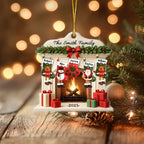 Custom Acrylic Ornament - Personalized Christmas Birthday Gifts For Mom, Dad, Brother, Sister, Kids - Christmas Glows Where Hearts Gather 1047225 - DiyGiftly