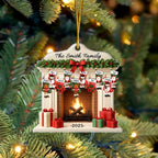 Custom Acrylic Ornament - Personalized Christmas Birthday Gifts For Mom, Dad, Brother, Sister, Kids - Christmas Glows Where Hearts Gather 1047225 - DiyGiftly