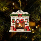 Custom Acrylic Ornament - Personalized Christmas Birthday Gifts For Mom, Dad, Brother, Sister, Kids - Christmas Glows Where Hearts Gather 1047225 - DiyGiftly