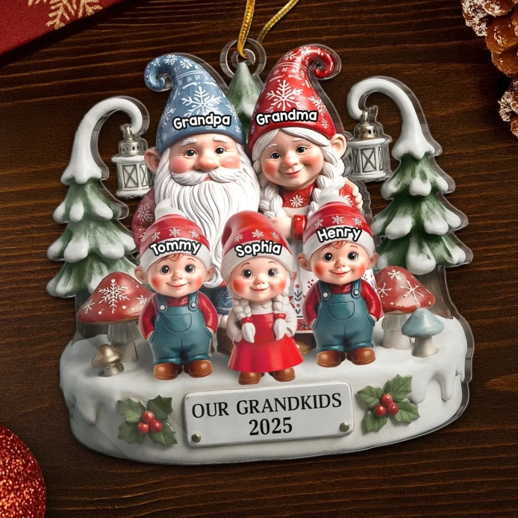 Custom Acrylic Ornament - Personalized Christmas Birthday Gifts For Mom, Dad, Grandma, Grandpa, Kids - Together Home Feels More Magical 1044936 - DiyGiftly