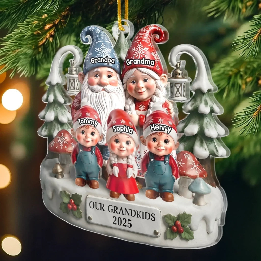 Custom Acrylic Ornament - Personalized Christmas Birthday Gifts For Mom, Dad, Grandma, Grandpa, Kids - Together Home Feels More Magical 1044936 - DiyGiftly