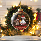 Custom Acrylic Ornament – Personalized “Home Filled With Joy” Design – Christmas & Birthday Gifts for Mom, Dad, Brother, Sister & Kids 1053584 - DiyGiftly