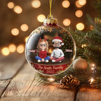 Custom Acrylic Ornament – Personalized “Home Filled With Joy” Design – Christmas & Birthday Gifts for Mom, Dad, Brother, Sister & Kids 1053584 - DiyGiftly