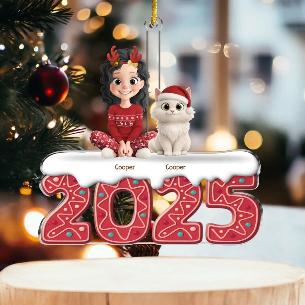 Custom Acrylic Ornaments – Personalized Christmas & Birthday Gifts for Families and Pet Lovers – Gingerbread Style Designs 1048137 - DiyGiftly
