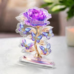 Custom Acrylic Plaque - Personalized Mother’s Day Gift for Mom, Grandma - A Crystal Garden of Love, Engraved with Heartfelt Messages, Perfect Keepsake for Cherishing Memories Forever 1125563 - DiyGiftly