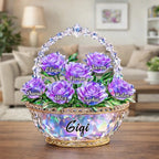 Mom is my home acrylic plaque personalized kids names desktop keepsake decor