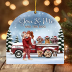 Custom Acrylic Snow Globe – Personalized Anniversary, Christmas & Wedding Gifts for Husband and Wife, Dog Mom and Dog Dad – “Pawsitively In Love” Pet Lover Keepsake 1055372 - DiyGiftly