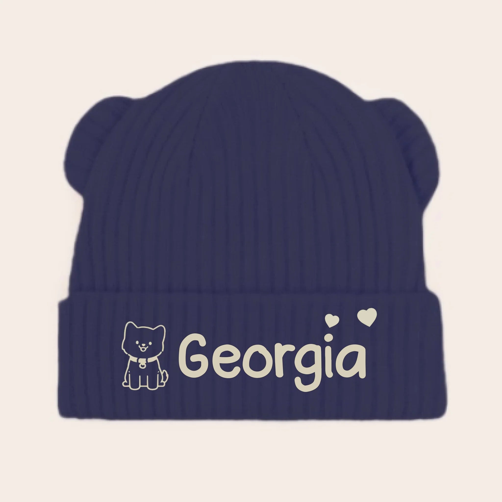 Custom Baby Beanie And Mittens Set - Personalized Baby Shower, Gender Reveal Gifts For New Moms, New Dads, New Parents, Dog Dad And Mom - A Tiny Spark Lights Our World 1048144 - DiyGiftly