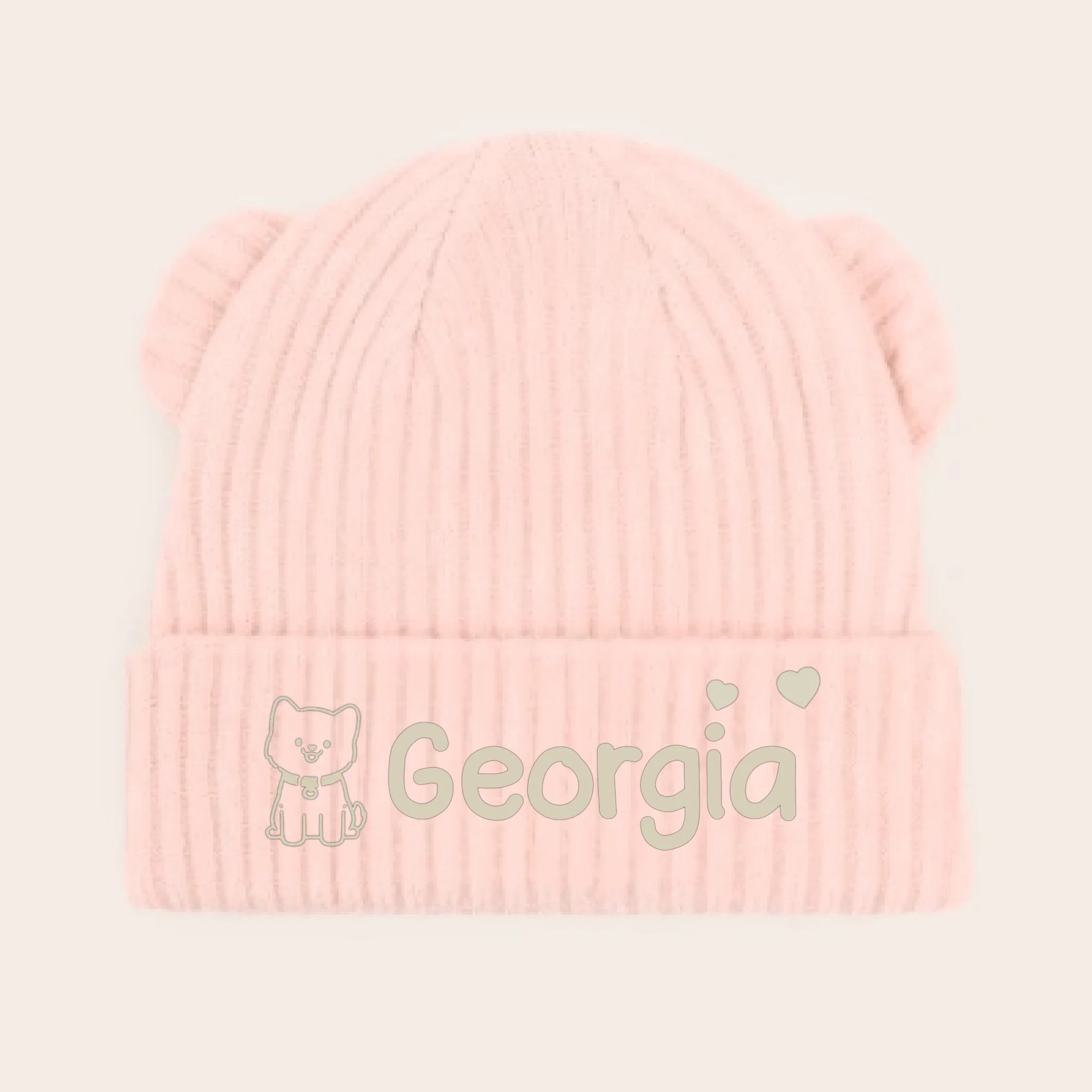 Custom Baby Beanie And Mittens Set - Personalized Baby Shower, Gender Reveal Gifts For New Moms, New Dads, New Parents, Dog Dad And Mom - A Tiny Spark Lights Our World 1048144 - DiyGiftly