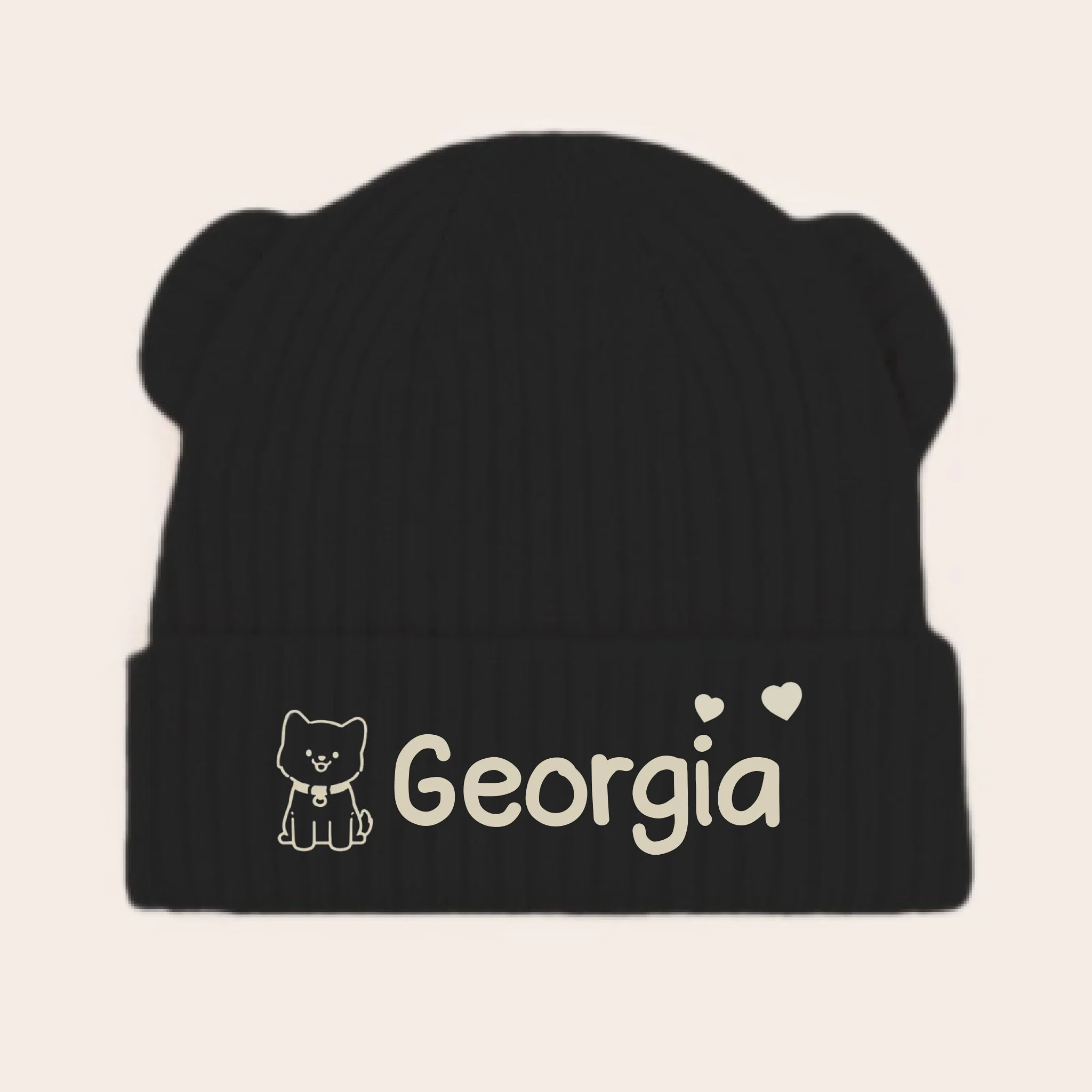 Custom Baby Beanie And Mittens Set - Personalized Baby Shower, Gender Reveal Gifts For New Moms, New Dads, New Parents, Dog Dad And Mom - A Tiny Spark Lights Our World 1048144 - DiyGiftly