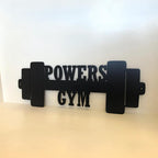 Custom Barbell Gym Metal Sign – Personalized Fitness Wall Decor, Unique Gift for Weightlifters and Gym Lovers 76889600 - DiyGiftly