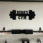 Custom Barbell Gym Metal Sign – Personalized Fitness Wall Decor, Unique Gift for Weightlifters and Gym Lovers 76889600 - DiyGiftly