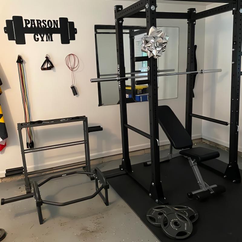 Custom Barbell Gym Metal Sign – Personalized Fitness Wall Decor, Unique Gift for Weightlifters and Gym Lovers 76889600 - DiyGiftly