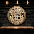 Custom Barrel Aged Whiskey Bar Wooden Sign – Personalized Engraved Name Wall Art, Home Bar, Man Cave, Kitchen & Game Room Decor, Whiskey Lover Gift, Housewarming Present, Rustic Pub Wall Decoration 90738176 - DiyGiftly