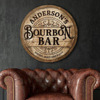 Custom Barrel Aged Whiskey Bar Wooden Sign – Personalized Engraved Name Wall Art, Home Bar, Man Cave, Kitchen & Game Room Decor, Whiskey Lover Gift, Housewarming Present, Rustic Pub Wall Decoration 90738176 - DiyGiftly