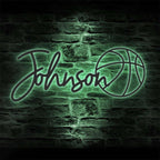 Custom Basketball Name Metal Sign – Personalized Sports Wall Art, Basketball Player Room and Gym Decoration, Unique Gifts for Athletes and Basketball Fans 44287488 - DiyGiftly
