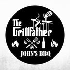 Custom BBQ Father Metal Sign – Personalized Barbecue Grill Wall Decor for Dad, Outdoor Patio, Kitchen, or Father’s Day Gift 0578176 - DiyGiftly