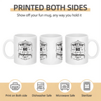 Custom Birthday White Ceramic Mug – Aged to Perfection, Vintage Birthday Gift 1112996 - DiyGiftly