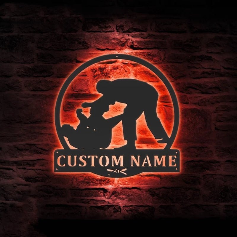 Custom BJJ Metal Signs – Personalized Brazilian Jiu - Jitsu Wall Art and Gym Decor for Practitioners, Martial Arts Studios, Training Rooms, Home Gyms, or Man Caves 29907200 - DiyGiftly