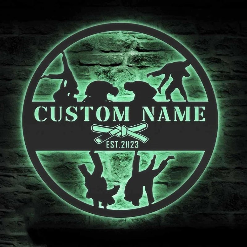 Custom BJJ Metal Signs – Personalized Brazilian Jiu - Jitsu Wall Art and Gym Decor for Practitioners, Martial Arts Studios, Training Rooms, Home Gyms, Sports Studios, or Man Caves 60166656 - DiyGiftly