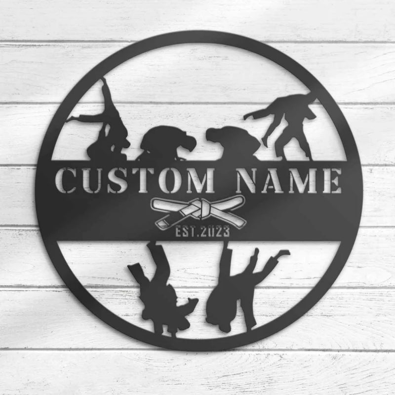 Custom BJJ Metal Signs – Personalized Brazilian Jiu - Jitsu Wall Art and Gym Decor for Practitioners, Martial Arts Studios, Training Rooms, Home Gyms, Sports Studios, or Man Caves 60166656 - DiyGiftly