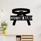 Custom Black Band Metal Signage Light – Personalized LED Wall Light for Home, Bar, Office, Music Studio, or Man Cave Decoration 6573696 - DiyGiftly