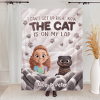 Custom Blanket - Personalized Birthday Gifts for Dog & Cat Lovers, Dog Dad and Mom, Pet Owners - Pet Privilege Activated Cozy Throw for Pets & Humans Alike, Customized with Names & Photos 1074589 - DiyGiftly