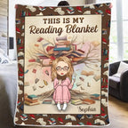 Custom Blanket – Personalized Bookish Blanket for Book Lovers, Bookworms & Readers – Cozy Reading Throw, Literary Gifts for Women & Teens – The Warmth of a Blanket Enhances Every Story 1059361 - DiyGiftly
