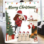 Custom Blankets - Couples & Pets for Christmas - Fleece or Sherpa - Christmas Gifts for Couples 723233 - DiyGiftly