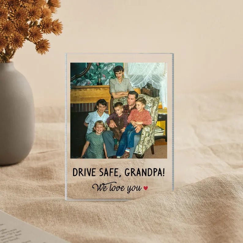 Custom Car Photo Visor Clip,Gift for Dad, Gift for Granpa,Father's Day Gift,Personalized Visor Clip,Gift for Husband,Family Photo Visor Clip 57378304 - DiyGiftly