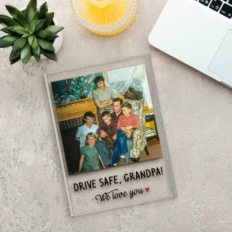 Custom Car Photo Visor Clip,Gift for Dad, Gift for Granpa,Father's Day Gift,Personalized Visor Clip,Gift for Husband,Family Photo Visor Clip 57378304 - DiyGiftly