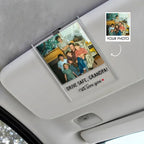 Custom Car Photo Visor Clip,Gift for Dad, Gift for Granpa,Father's Day Gift,Personalized Visor Clip,Gift for Husband,Family Photo Visor Clip 57378304 - DiyGiftly
