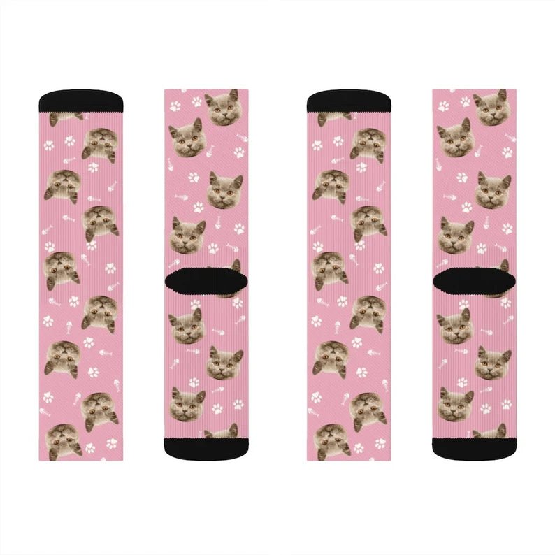 Cute Cat Smile Socks for Pet Lover Gifting Socks