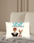 Custom Characters And Pet Dogs - Name Custom Throw Pillows - Birthday Gifts For Friends 758291 - DiyGiftly