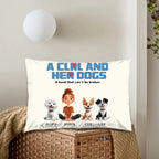 Custom Characters And Pet Dogs - Name Custom Throw Pillows - Birthday Gifts For Friends Dog Lovers 758888 - DiyGiftly