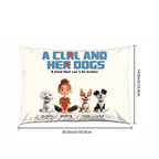 Custom Characters And Pet Dogs - Name Custom Throw Pillows - Birthday Gifts For Friends Dog Lovers 758888 - DiyGiftly