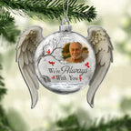 Custom Christmas Memorial Ornament – Glass Photo Keepsake to Remember Loved Ones 1047938 - DiyGiftly
