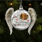 Custom Christmas Memorial Ornament – Glass Photo Keepsake to Remember Loved Ones 1047938 - DiyGiftly