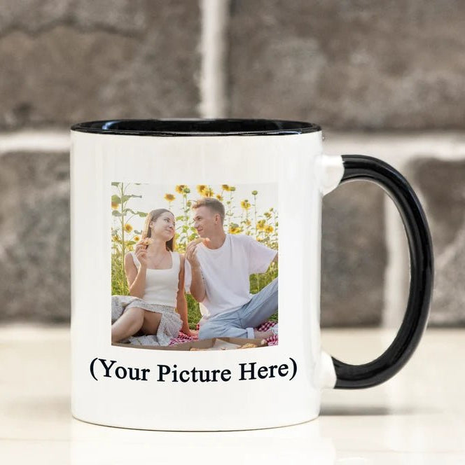 Custom Coffee Mug with Photo, Personalized Picture Coffee Cup, Anniversary Mug Gift for Him / Her, Customizable Logo - Text Mug to Men - Women 68071168 - DiyGiftly
