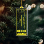 Custom Concert Ticket Acrylic Ornament - Personalized Music Lovers Gifts, Ideal for Daughters, Friends, and Family - Memorable Keepsake for Music Events and Concert Enthusiasts 1058695 - DiyGiftly