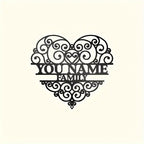 Custom Couple and Last Name Metal Signs – Personalized Family Name Wall Art, Wedding Gift, or Anniversary Home Decor 728741376 - DiyGiftly
