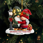 Custom Couple Gnome Acrylic Ornament – “Our Story Continues” Romantic Anniversary & Christmas Gift 1054377 - DiyGiftly