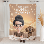 blanket personalized design loss of dog gift comfort gift design preview