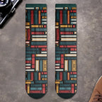 Custom Crew Socks - Personalized Bookish Gifts for Book Lovers, Bookworms, and Avid Readers - Perfect for Keeping Up with My Reading Game, Cozy Comfort for Bookish Adventures, and Ideal for Curling Up with Your Favorite Novels 1056454 - DiyGiftly
