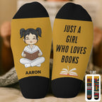 Custom Crew Socks - Personalized Bookish Gifts for Book Lovers, Bookworms, and Avid Readers - Perfect for Keeping Up with My Reading Game, Cozy Comfort for Bookish Adventures, and Ideal for Curling Up with Your Favorite Novels 1056454 - DiyGiftly