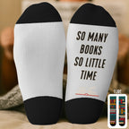 Custom Crew Socks - Personalized Bookish Gifts for Book Lovers, Bookworms, and Avid Readers - Perfect for Keeping Up with My Reading Game, Cozy Comfort for Bookish Adventures, and Ideal for Curling Up with Your Favorite Novels 1056454 - DiyGiftly
