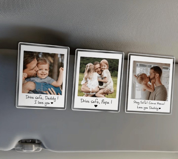personalized custom gift for dad with clear acrylic finish