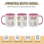 Custom Dog Lover Mug – A Girl, A Man & Their Dogs – Personalized Names & Pets – Heartwarming Family Gift 1051282 - DiyGiftly