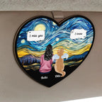 Custom Dog/Cat Memorial - Personalized Wooden Visor Clip for Cars 1070642 - DiyGiftly